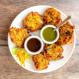 Onion Bhajiya | Lunch