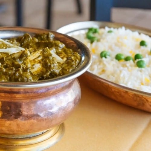 Saag Paneer (Cheese) | Lunch.