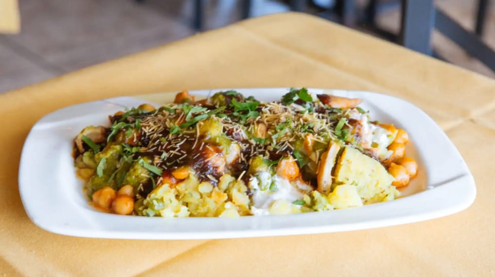 Samosa Chaat.
