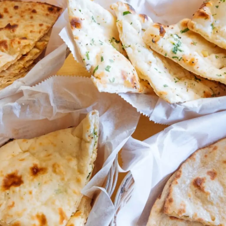Savor our fresh naan