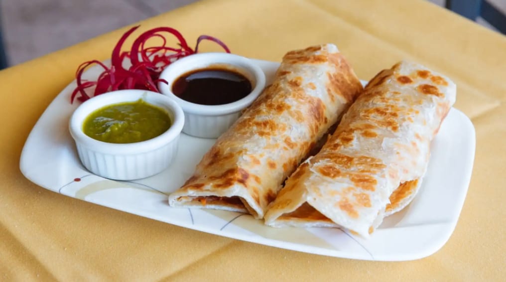 Chicken Kathi Roll.